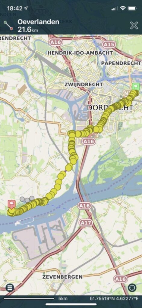 Paalkamperen wandeling Oeverlanden