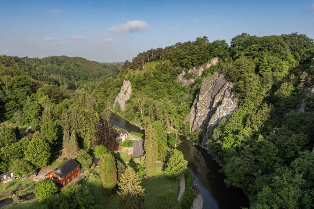 Durbuy met stromend water